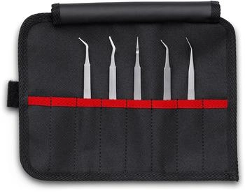 Knipex SMD-Pr&auml;zisionspinzetten-Set, 5-teilig (92 00 03)