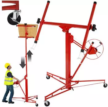 TecTake Plattenheber 1-Mann-Bedienung, breite Stativf&uuml;&szlig;e, 3 Lenkrollen (400887)