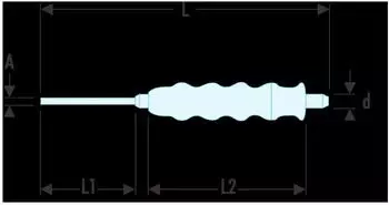 Facom Botaclavo mit H&uuml;lse Durchmesser 4mm (247.G4)