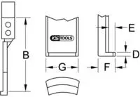 Ks Tools Haken, Abzieher 645.0253