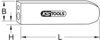 Ks Tools Nietzieher/Nietkopfsetzer 129.2216