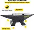 VEVOR Doppelhorn-Schmiedeamboss 10kg 55HRC, 355x110mm (Cast Steel Anvil 22 LBS)