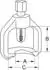 KS Tools Universal-Kugelgelenk-Abzieher 58-80mm (670.0106)