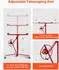 VEVOR Plattenheber Trockenbau 68kg 3353mm Teleskoparm Rot