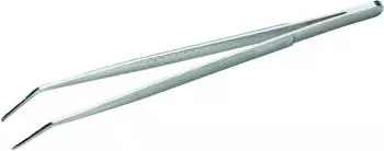 Cimco Technische Pinzette Stahl, gebogen, spitz, feine Zahnung, 155mm (103018)