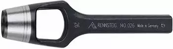 Rennsteig Henkellocheisen &Oslash;26mm Werkzeugstahl schwarz beschichtet (140 026 0)