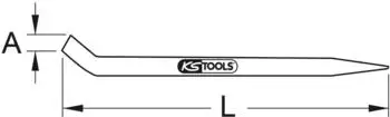 KS Tools BRONZEplus Montiereisen 500mm (963.9778)
