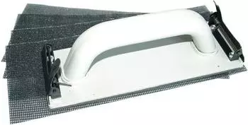 Haromac Handschleifer-Set 5-teilig, 1 Schleifer mit 4 Schleifgittern (19502005)