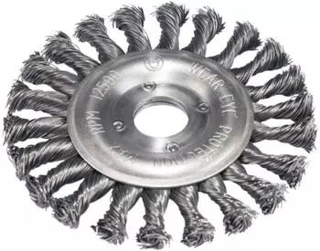 KS Tools Stahldrahtrundbürste, rostfrei, 0,5mm, Ø115mm (340.0046)