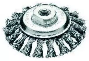 Lessmann Konischer Knotenpinsel 115mm M14, 0,50mm Stahldraht (LES472257)