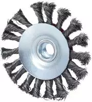 KS Tools Rostfreie Kegelform-Stahldrahtrundb&uuml;rste, 0,5mm - 340.0050
