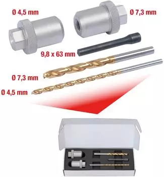 KS Tools Ausbohr-Satz für Klemmschraube M10 (700.5640)