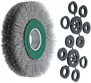Lessmann Draht-Rundbürste INOX 0,30mm, ⌀150x30mm (344363)