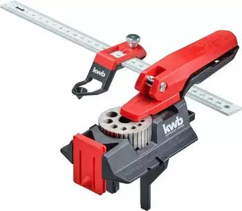KWB Bohrschablone mit verstellbaren Löchern, rutschfeste Basis (758300)