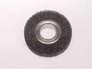 Lessmann Draht-Rundb&uuml;rste Stahldraht gewellt 125x23mm 0,30mm (334.162)