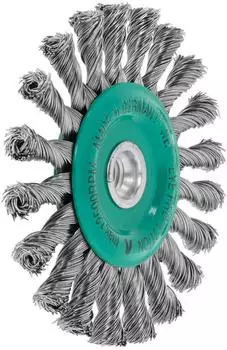 Lessmann Rundbürste INOX-Draht 0,50mm, Ø 125mm M14 (473817)