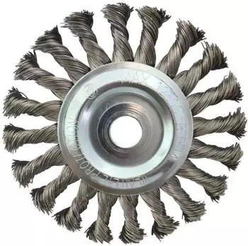 KS Tools Maschinen-Rundb&uuml;rste Edelstahldraht 0,5mm &Oslash;125mm (340.0047)