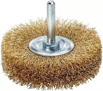 Lessmann Schaft-Rundb&uuml;rste &Oslash;70mm Messingdraht 0,2mm (417543)