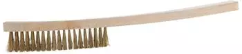KS Tools BRONZEplus Drahtb&uuml;rste Zinnbronzedraht, gewellt, 5 Reihen (963.9583)