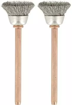Dremel 531 Topfdrahtbürste Edelstahl Ø13mm, 2 Stück (26150531JA)