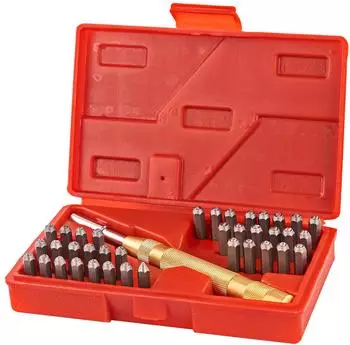 Dema Schlagzahlen und Schlagbuchstaben Set 4mm, 38-tlg