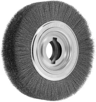 Lessmann Entgrat-Rundb&uuml;rste Stahldraht 0,20mm, 250x60mm (377051)