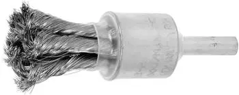 Lessmann Gezopfte Pinselb&uuml;rste INOX-Draht, ⌀19x0,15mm (453338)