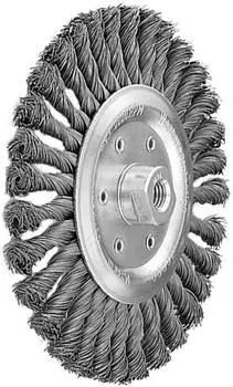 Lessmann Rundb&uuml;rste Stahldraht 0,50mm &Oslash;178mm M14 (475217)