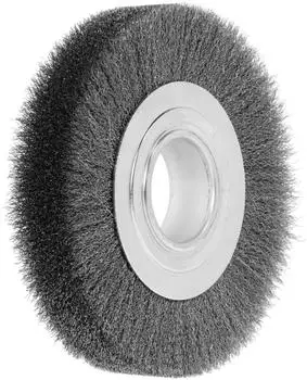 Lessmann Draht-Rundb&uuml;rste Stahldraht 0,20mm, ⌀178x23mm (355142)