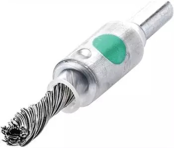 Lessmann Pinselb&uuml;rste &Oslash;10mm, Schaft 6mm, 0,35mm VA (451478)