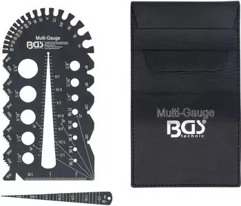 BGS Schrauben- und Gewindeschablone Zollgr&ouml;&szlig;en 1/4" - 2" (74248)