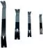 Relaxdays Brecheisen-Set 4-tlg., Metall