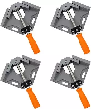 Relaxdays Winkelspanner 90&deg; 4er-Set