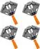 Relaxdays Winkelspanner 90° 4er-Set