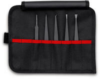 KNIPEX 92 00 05 ESD, KNIPEX Kunststoffpinzetten-Set ESD 5-teilig 90 mm