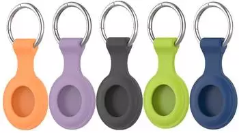 4smarts Silikon H&uuml;lle Set f&uuml;r AirTags, 5 Stk., farblich gemischt (466156)