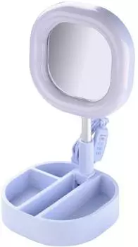 Cellular Line Selfie Ring Mirror LED mit Spiegel, bis 6,7", universal (SELFIERINGMIRRORU)