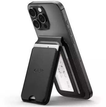 Tech-Protect MagWallet Stand Kartenetui MagSafe, RFID-Schutz, schwarz
