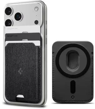Spigen Urban Fit MagFit Magnet-Wallet 3 Karten MagSafe & Pixelsnap (AFA07402)