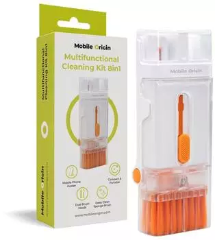 Mobile Origin Multifunktions-Reinigungsset 8in1 f&uuml;r Handys, Tablets & Computer (MO-CLNK-MFC3)