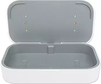 Manhattan UV-Desinfektionsbox mit kabellosem Ladepad 10W (180283)