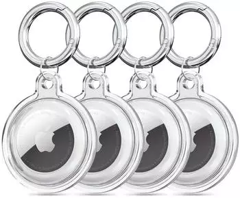 Tech-Protect Icon 4er-Pack Schutzh&uuml;lle f&uuml;r AirTag, transparent