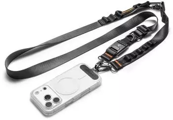 Spigen DA30M Crossbody-Tragegurt Universal 2-in-1 magnetisch, schwarz (AFA10616)