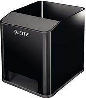 LEITZ 53631095, LEITZ Stiftehalter WOW Duo Colour perlwei&szlig;/schwarz Polystyrol 2