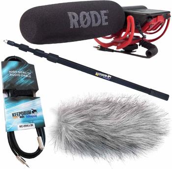 Rode VideoMic Rycote + MPB03 Tonangel + Windschutz + Verl&auml;ngerungskabel