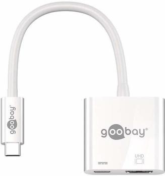 Goobay Usb-C™-Adapter Hdmi 4k60hz, Pd, Weiß