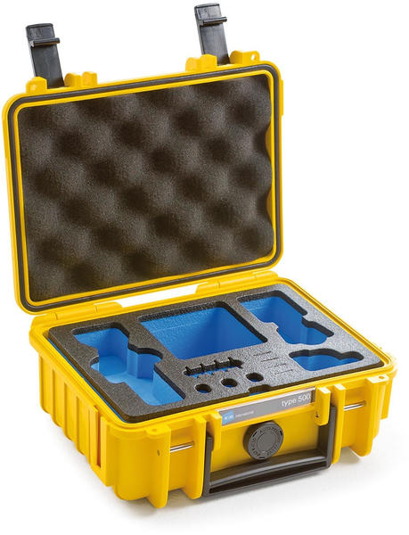 B&W Outdoor Case Type 500 incl. DJI Osmo Pocket Inlay gelb