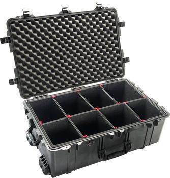 Peli 1650 mit Dividers, Schwarz