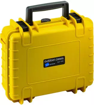 B&W Outdoor Case Typ 1000 incl. SI gelb