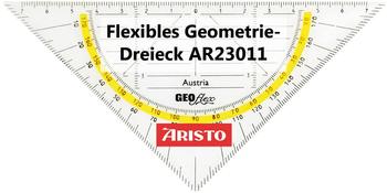 ARISTO Geodreieck 70-AR23011, Hypotenuse 16 cm, flexibel